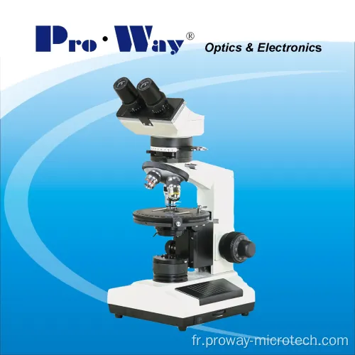 Microscope de polarisation avec l&#39;illumination transmition 107b